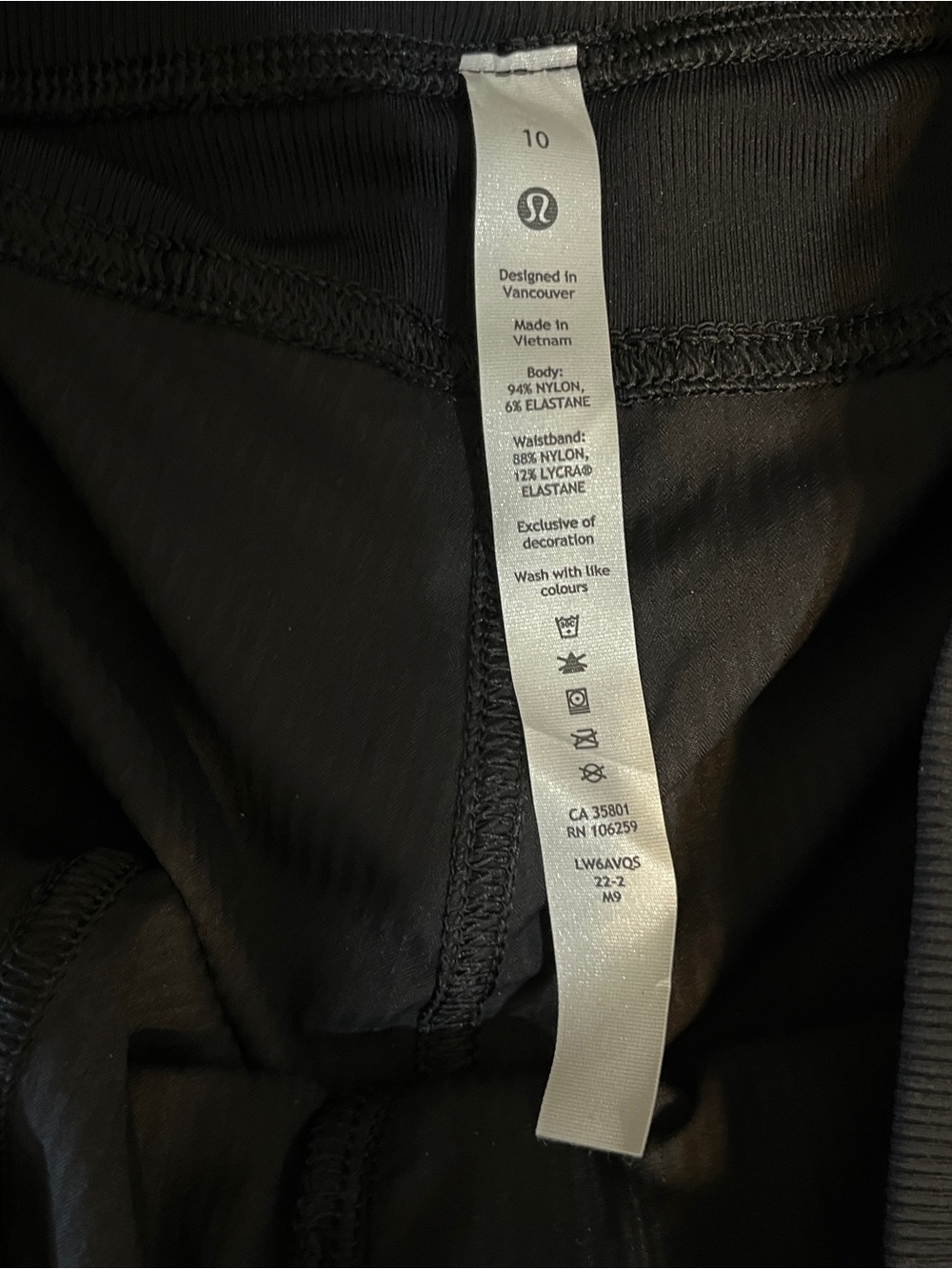 Lululemon Dance Studio Crop Pant 25" in Black Women Sz 10 - Picture 6 of 8
